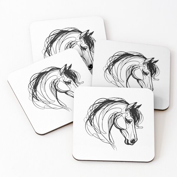 Item preview, Line Art Horse designed and sold by meladesigne.