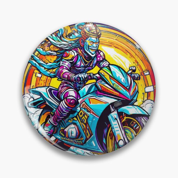 Item preview, Ancient Diety riding a Motorcycle  designed and sold by BADESIGNZZ.