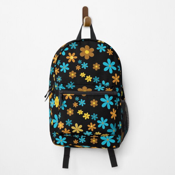 Item preview, Diseño floral retro turquesa y marrones designed and sold by MarieSusan.