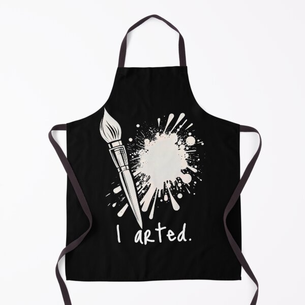 Item preview, I Arted - Creative Artist's Paintbrush Splatter Statement designed and sold by MnDShirts.