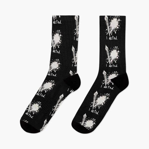 Item preview, I Arted - Creative Artist's Paintbrush Splatter Statement designed and sold by MnDShirts.