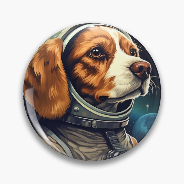 Item preview, Space Dog Stickers Galactic Wonders Vibrant Space and Planet Sticker Collection Robert designed and sold by UncleFizziwigs.