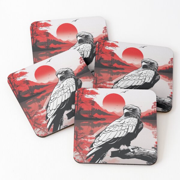 Item preview, Copy of Eagle in Rising Sun Bird of Prey designed and sold by KarakitAI.
