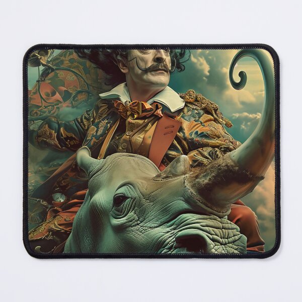 Item preview, Salvador Dali Canvas t-shirt Shower curtain bag clock new designed and sold by OTHERWORLD2025.