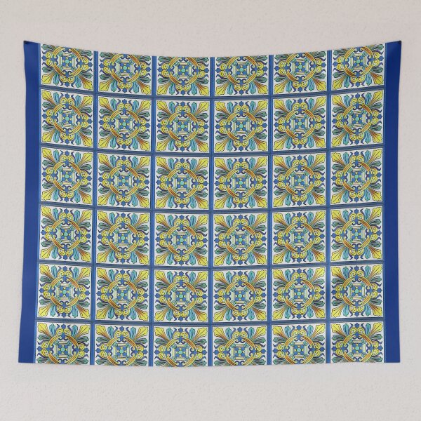 Item preview, Vintage Maiolica pattern tiles designed and sold by maxsomma.it.
