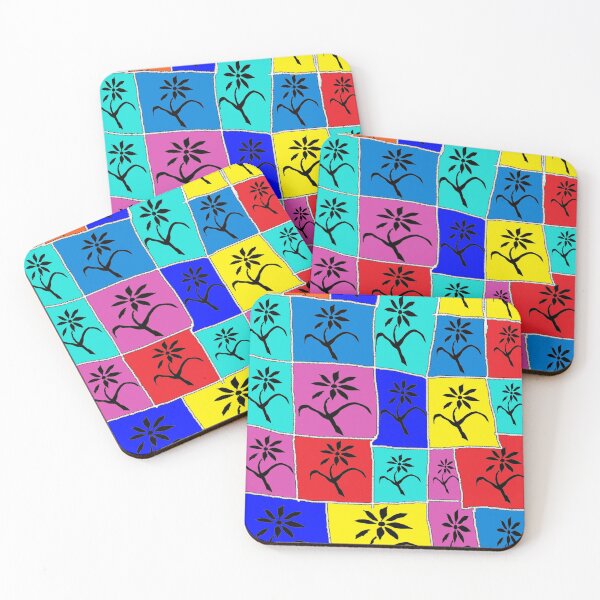 Item preview, Flowers Rainbow Pop Art 23 by LowEndGraphics designed and sold by LowEndGraphics.