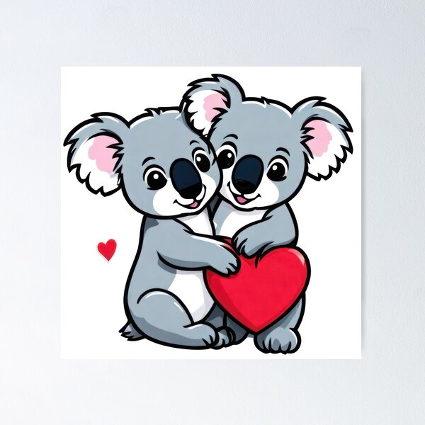 Item preview, Valentine koala VI designed and sold by BelowHorizon.