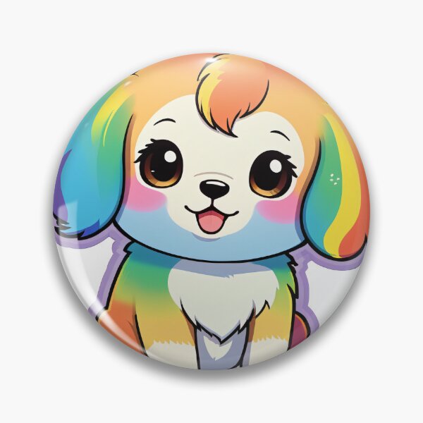 Item preview, Rainbow Dog Puppy designed and sold by StickerStarSaga.