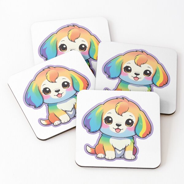 Item preview, Rainbow Dog Puppy designed and sold by StickerStarSaga.