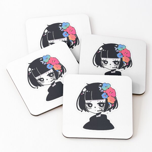 Item preview, Dia de los Muertos Anime Stickers designed and sold by AIbrushedHamlet.