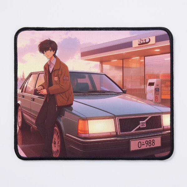 Item preview, A boy in a gas station parking lot designed and sold by Miksugou.