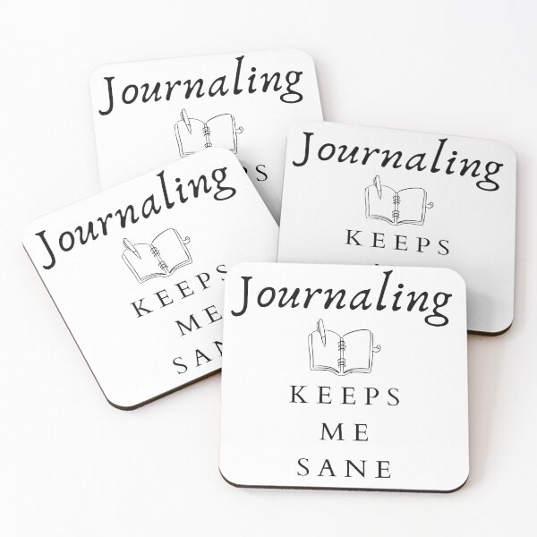 Item preview, Journaling Keeps Me Sane designed and sold by ptlsprntsdsgn.