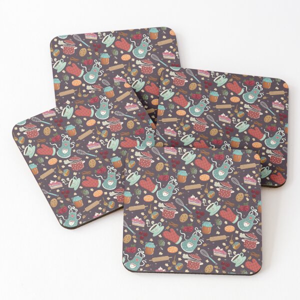 Item preview, Delicious Food Kitchen Pattern designed and sold by klaudiasacher.