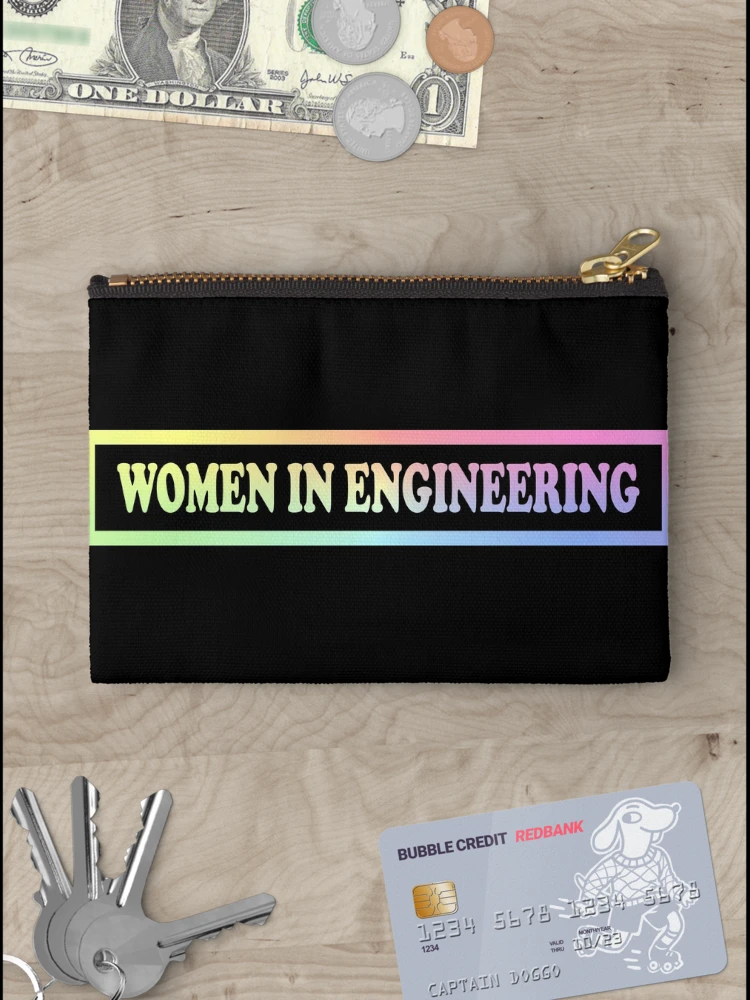 Thumbnail 3 of 4, Zipper Pouch, Women In Engineering designed and sold by ScienceCorner.