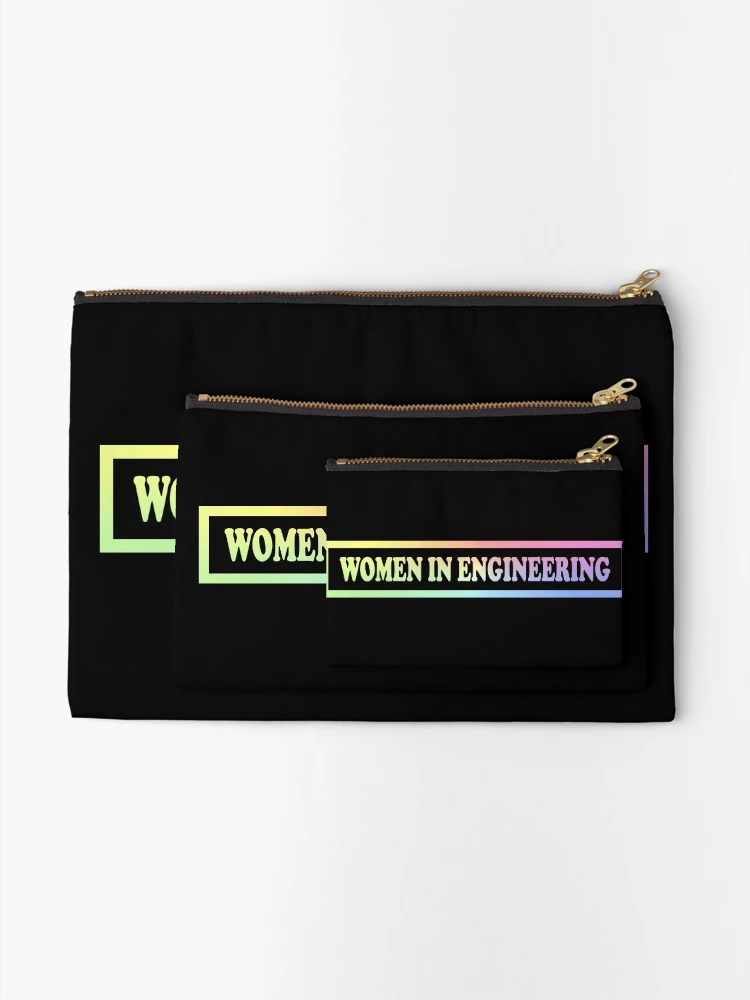 Thumbnail 2 of 4, Zipper Pouch, Women In Engineering designed and sold by ScienceCorner.