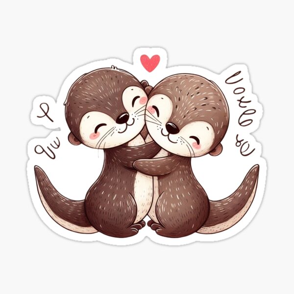 Item preview, Otters designed and sold by Dayron-store.