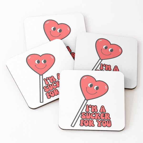 Item preview, I'm A Sucker For You Heart Lollipop designed and sold by OscarAndOphelia.