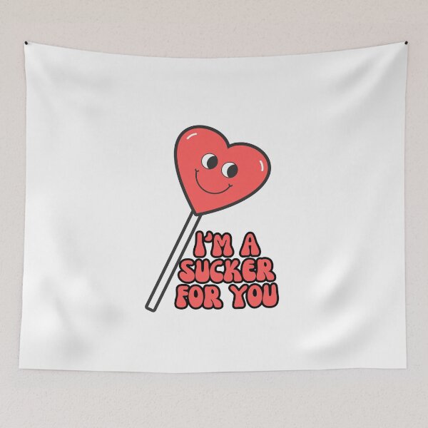 Item preview, I'm A Sucker For You Heart Lollipop designed and sold by OscarAndOphelia.
