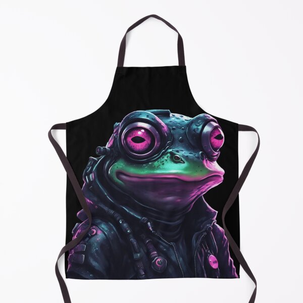Item preview, Cyberpunk Frog, Pink Eyes, Kawaii Cute designed and sold by Burn-Ego.