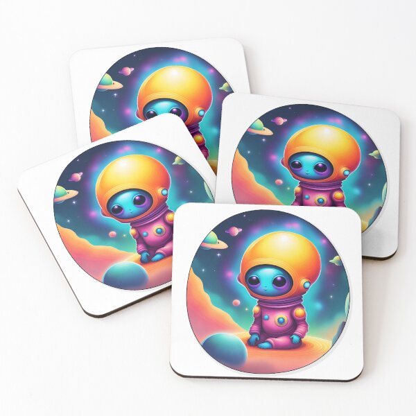 Item preview, Little Alien Baby in the Vast Space. designed and sold by Domi Creatives.