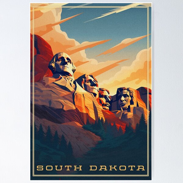 Item preview, South Dakota Mount Rushmore designed and sold by Lonemoth.