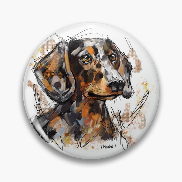 Item preview, Dapple Dachshund designed and sold by TraceyMackieArt.