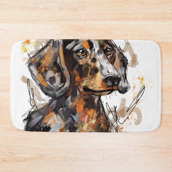 Item preview, Dapple Dachshund designed and sold by TraceyMackieArt.