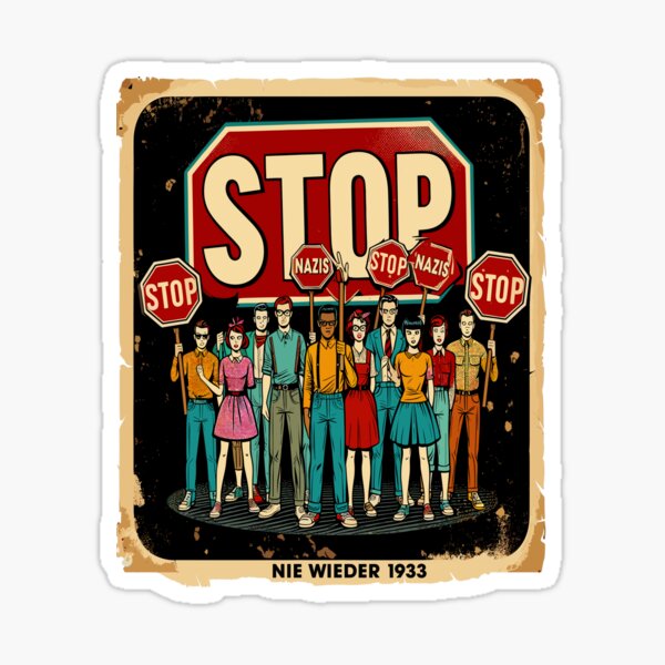 Artikel-Vorschau von STOP NAZIS - NIE WIEDER 1933, designt und verkauft von netrok.