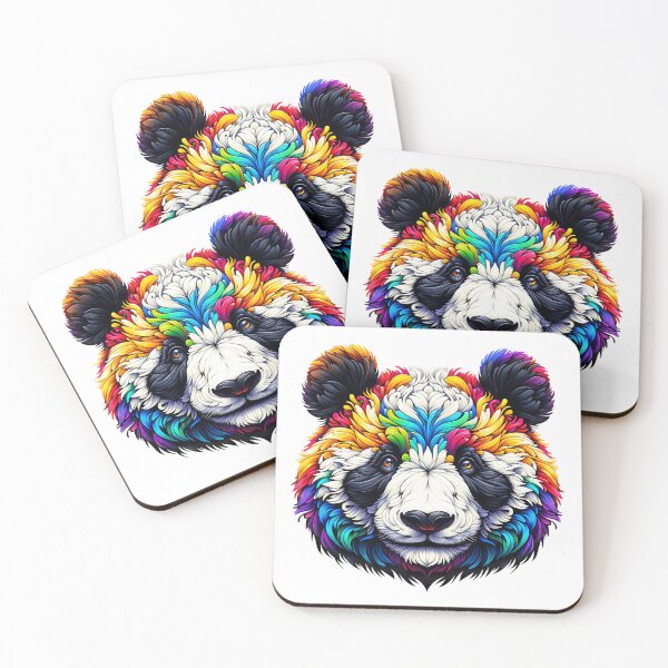 Item preview, Colorful Prism Panda Portrait designed and sold by FunArt4Everyone.