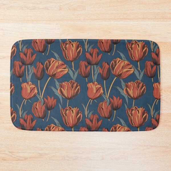 Item preview, Tulip Tile 23: Goblet of Springtime Sunshine in a Blooming Rainbow of Spiraling Blooms designed and sold by TheBrainArt.
