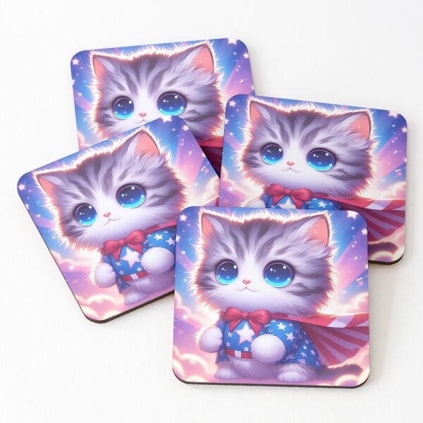 Item preview, Cosmic Guardian Kitty designed and sold by PrintWizardArt.