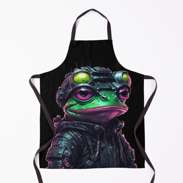 Item preview, Cyberpunk Frog, Yellow Goggles, Kawaii Cute designed and sold by Burn-Ego.