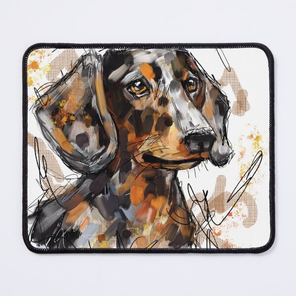 Item preview, Dapple Dachshund designed and sold by TraceyMackieArt.