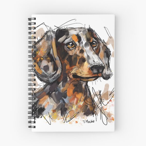 Item preview, Dapple Dachshund designed and sold by TraceyMackieArt.