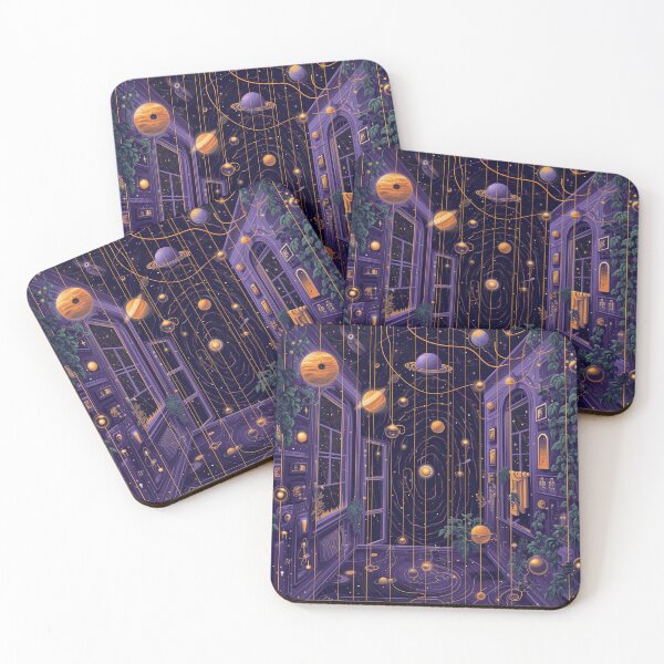 Item preview, Room in Purples Glows with Different Kinds of Planets designed and sold by Sp3ctrumOfColor.