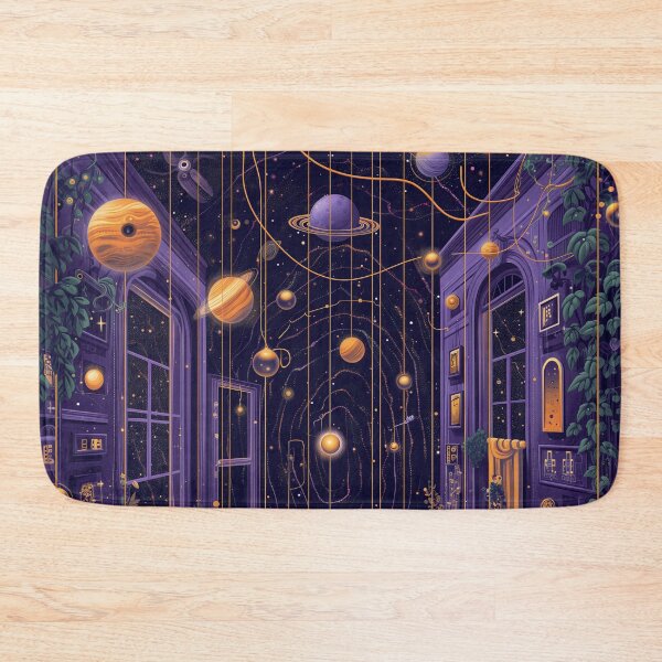 Item preview, Room in Purples Glows with Different Kinds of Planets designed and sold by Sp3ctrumOfColor.