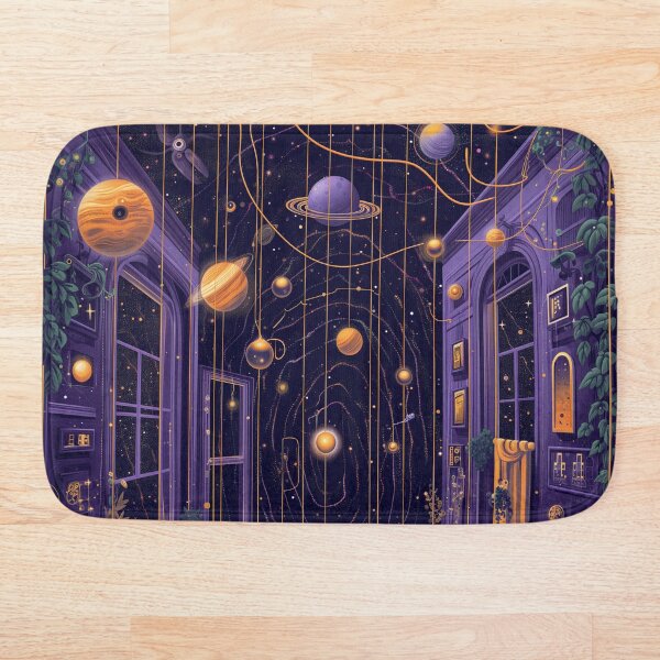 Item preview, Room in Purples Glows with Different Kinds of Planets designed and sold by Sp3ctrumOfColor.