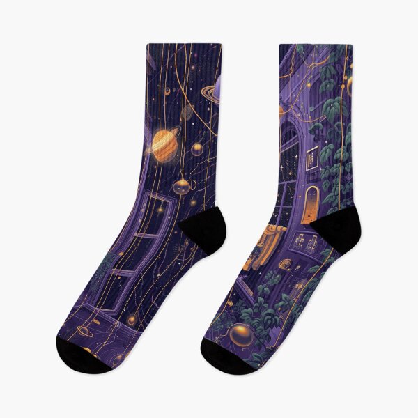 Item preview, Room in Purples Glows with Different Kinds of Planets designed and sold by Sp3ctrumOfColor.