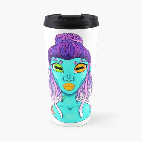 little octopus gal Travel Mug