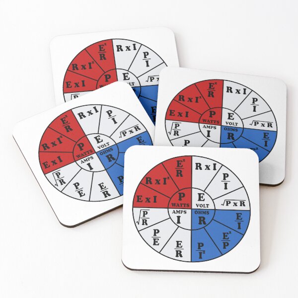 Item preview, Ohms Wheel Electrician Math formulas - Ohms Law designed and sold by ScienceCorner.