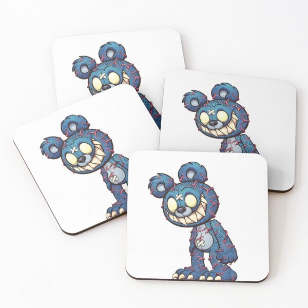 Item preview, Stitched blue teddy bear designed and sold by Yaso Store.