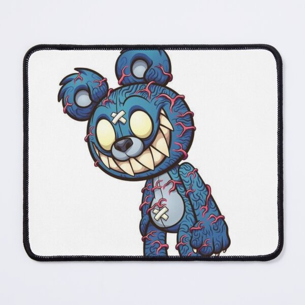 Item preview, Stitched blue teddy bear designed and sold by Yaso Store.
