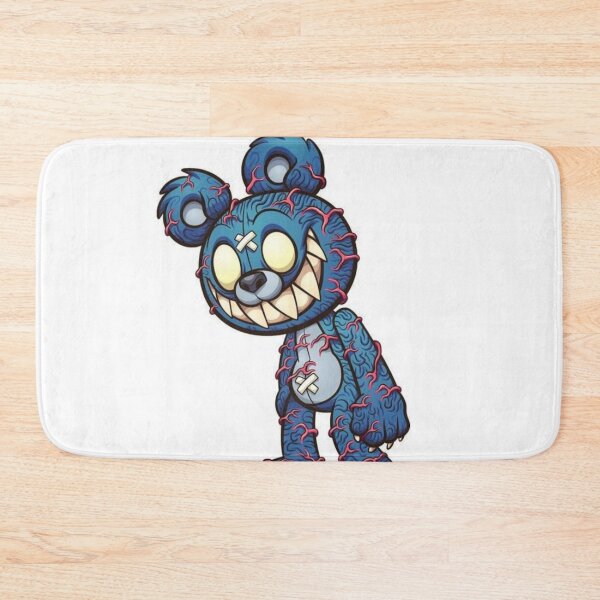 Item preview, Stitched blue teddy bear designed and sold by Yaso Store.