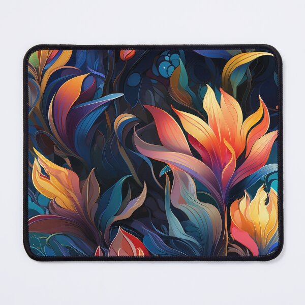 Item preview, Tulip Tile 25: Goblet of Springtime Sunshine in a Blooming Rainbow of Spiraling Blooms designed and sold by TheBrainArt.