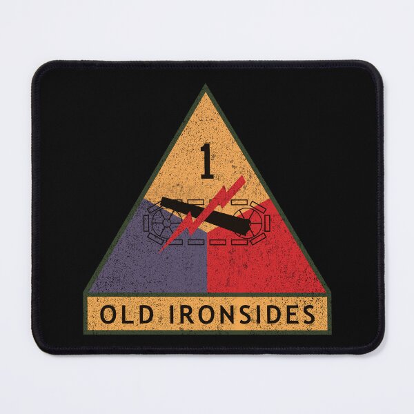 Item preview, 1st Armored Division Old Ironsides Badge WW2  Logo Insignia Badge designed and sold by MilitaryMart.