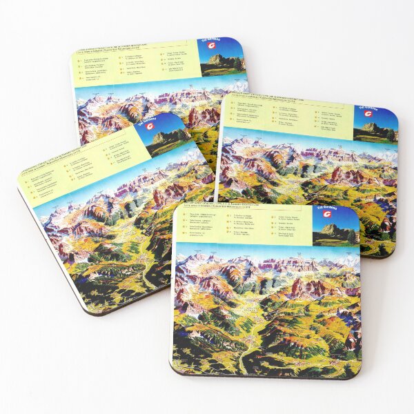 Item preview, Val Gardena Summer Map designed and sold by fungus50.