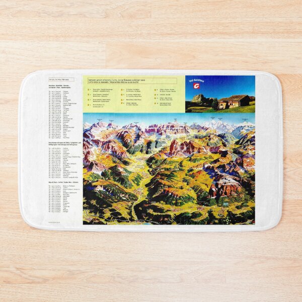 Item preview, Val Gardena Summer Map designed and sold by fungus50.