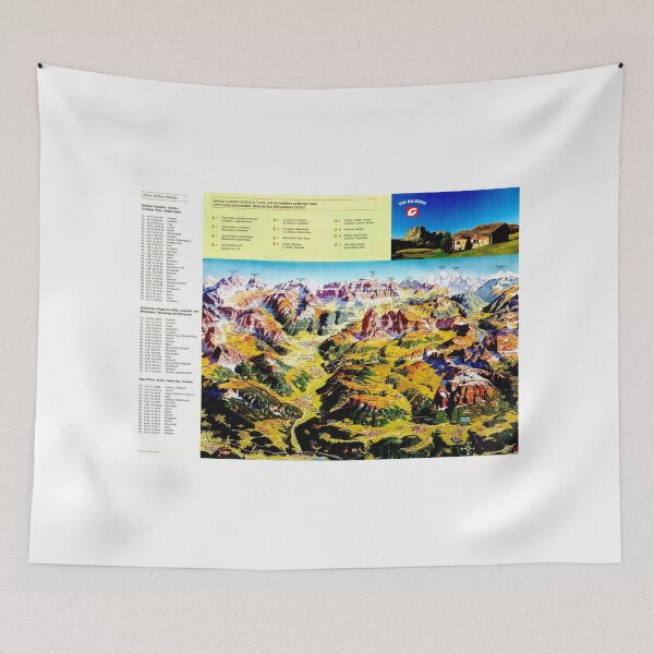 Item preview, Val Gardena Summer Map designed and sold by fungus50.