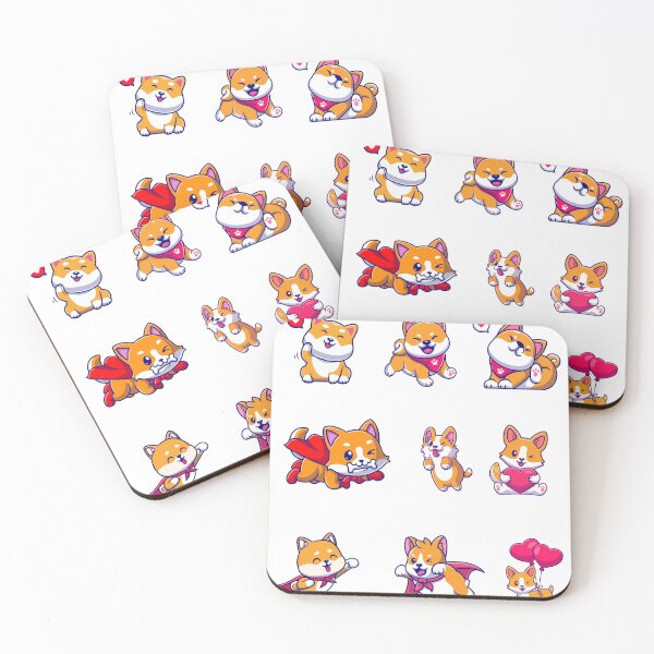 Item preview, Corgi set designed and sold by ZingZest.