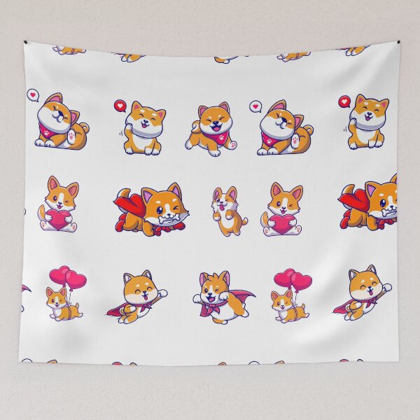 Item preview, Corgi set designed and sold by ZingZest.